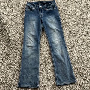 Wrangler Blue Bootcut Leg Jeans Classic Style